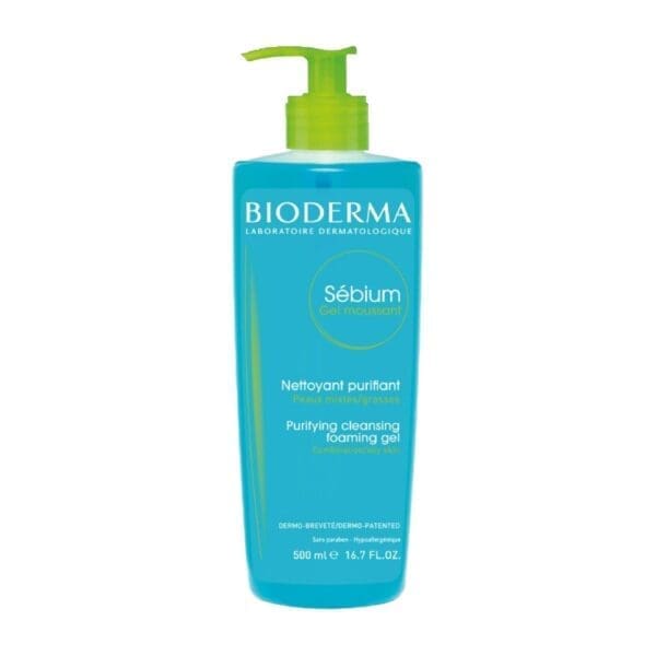 Bioderma-sebium-foaming gel-combination skin-500ml