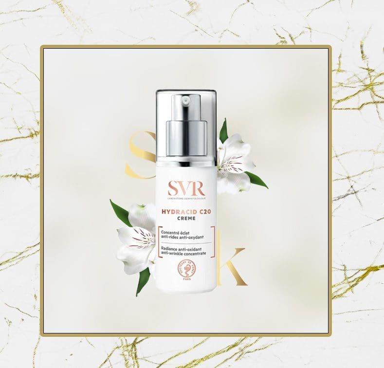 SVR-Hydracid C20-radiance-anti wrinkle-vitamin c-retinol-hyaluronic acid