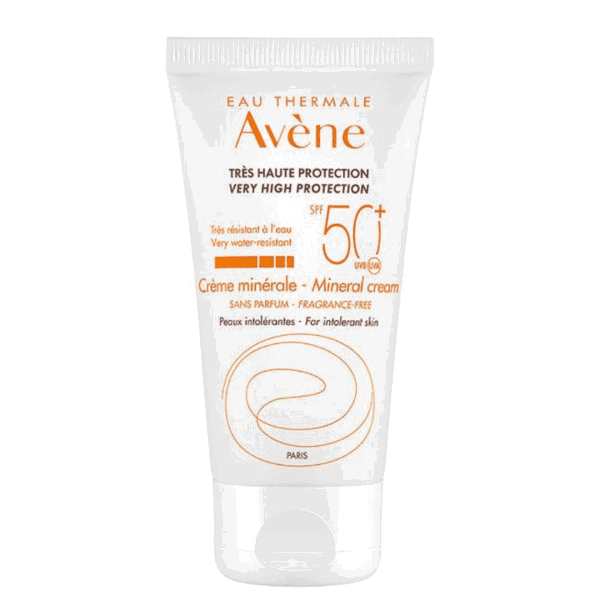 Avene Cream SPF 50+ Mineral Peaux Intolerante