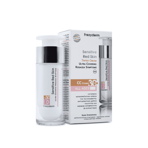 Frezyderm Sensitive Red Skin Tinted Cream SPF 30 - 30ml at skinperfection.world