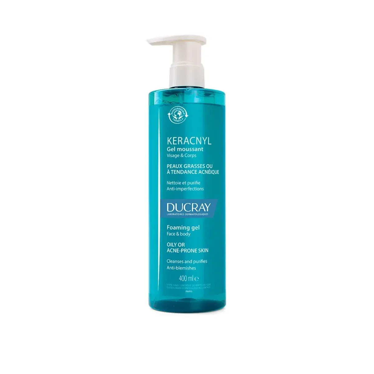 ducray-keracnyl-foaming-gel-acne-prone-skin-400ml