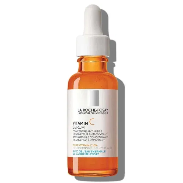 La Roche-Posay 10% Pure Vitamin C Anti Aging Face Serum for Wrinkles 30ml