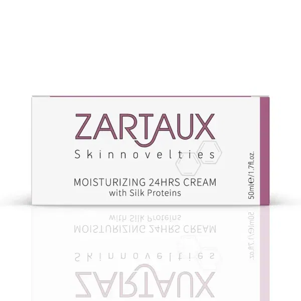 Zartaux Moisturizing 24 Hours Cream With Silk Protein - 50ml